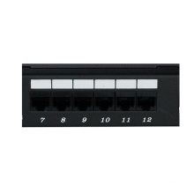 RJ45 cat6 modulaire un panneau de raccordement 24 ports